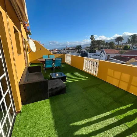 Grosse Terrasse Mit Esstisch, Markise. Einfach Apartamento Los Realejos